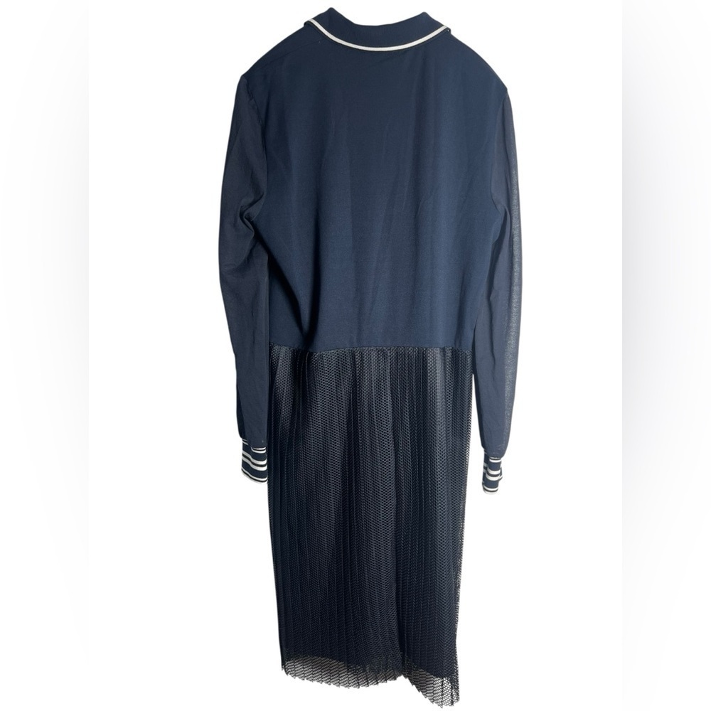 Marc Cain Navy Button-Up Dress - Elevated Streetwear- Size XL - Picture 7 of 12